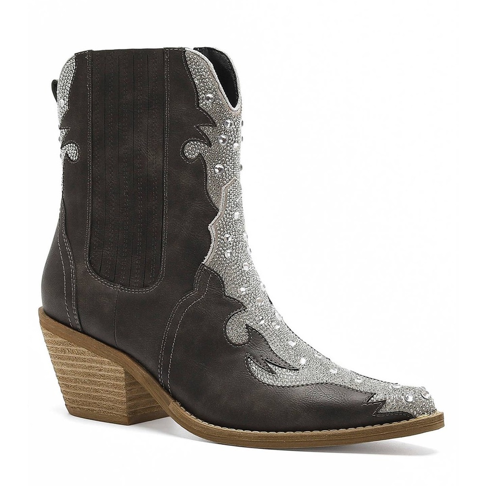 BEAST Embellished Western Rhinestone Cowgirl Boots | Party Boot | Festival Boot